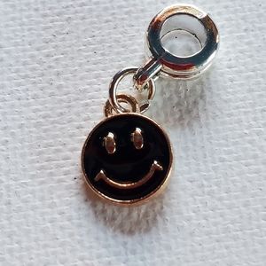 Charm. Silver and gold tone. NWOT.  Fits in Pandora snake chain Bracelet.